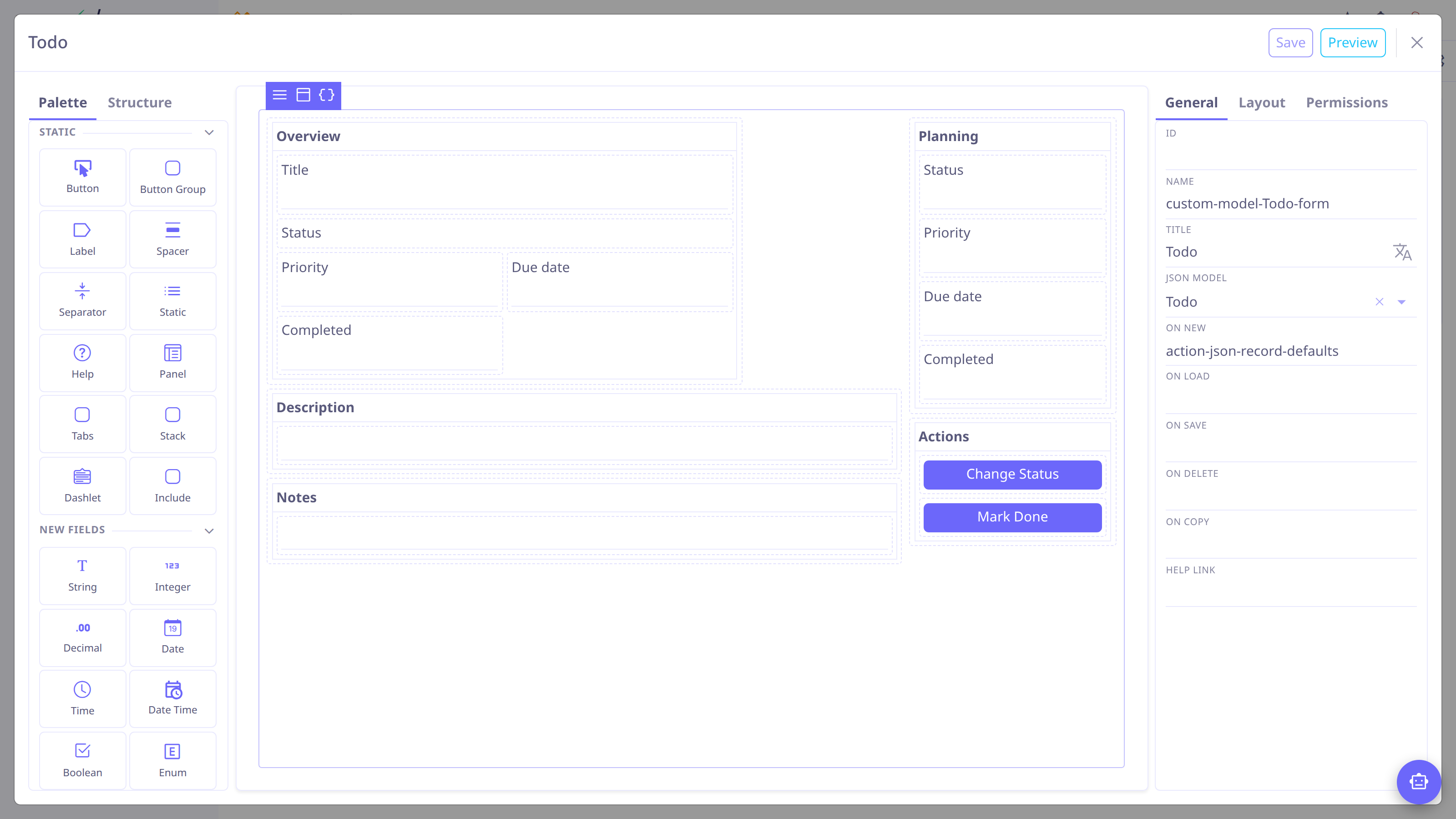 Studio designer: canvas