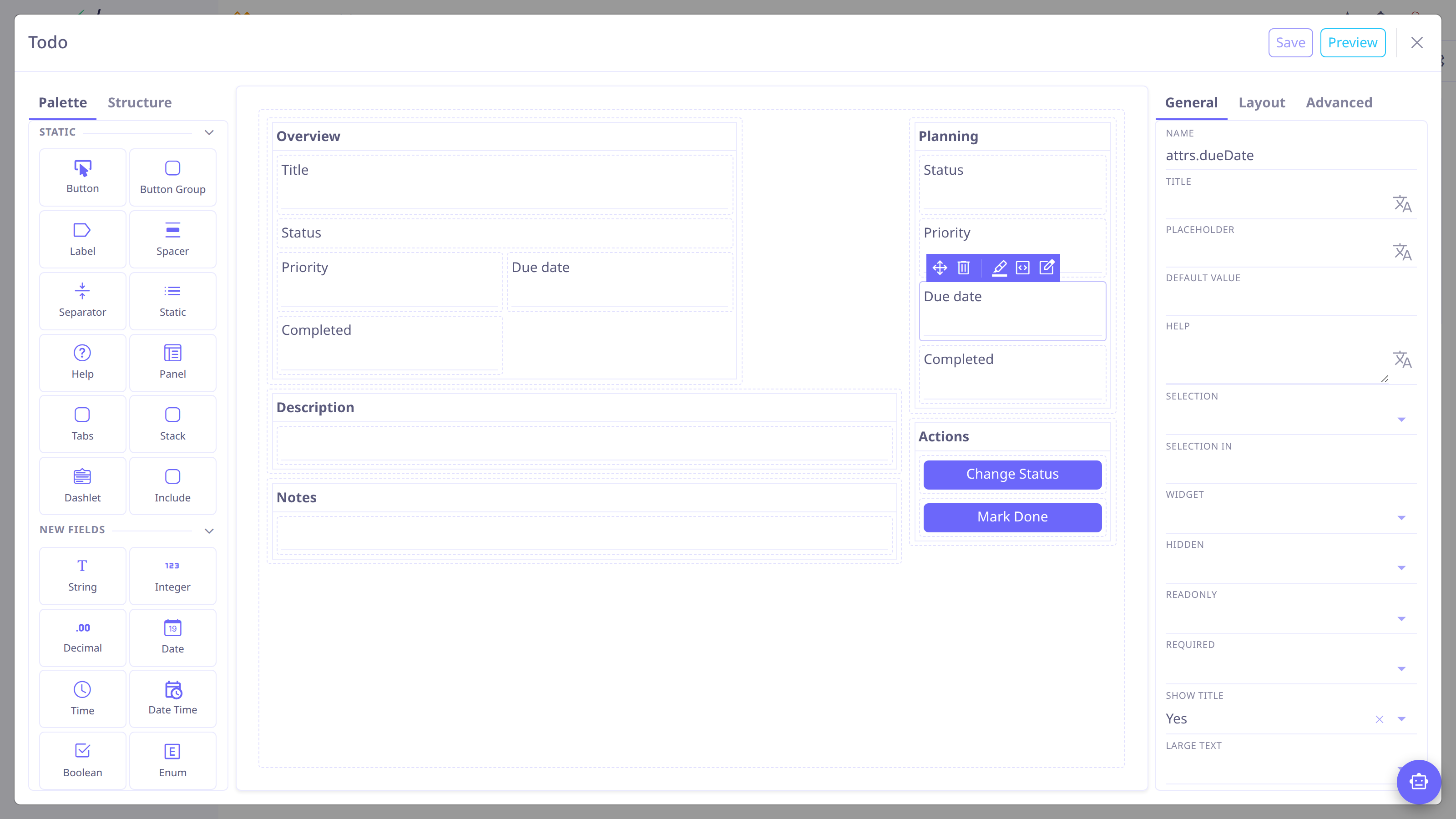 Form designer