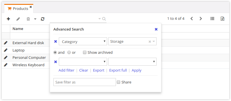 contextual search popup