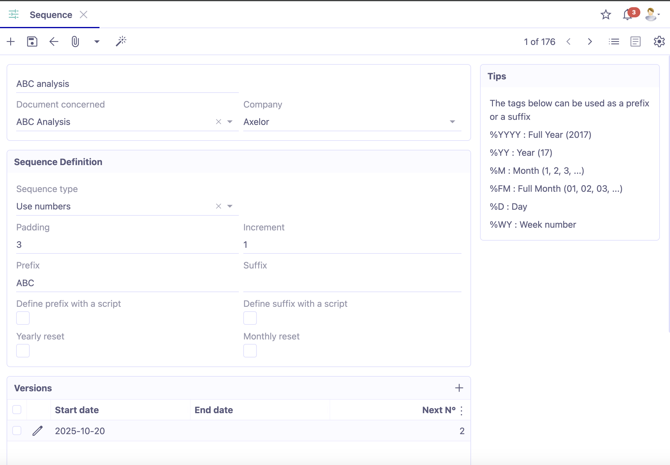 Quality module configurations | Axelor Open Suite