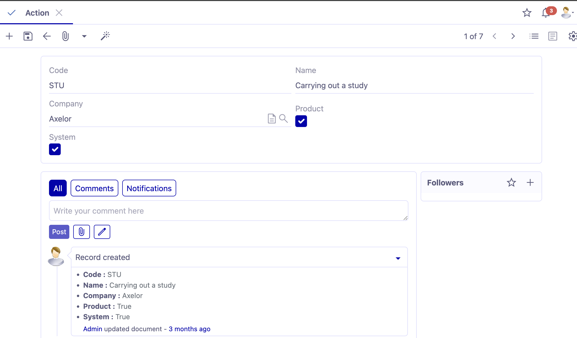 Quality module configurations | Axelor Open Suite