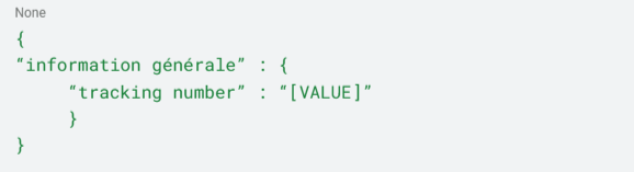 1.1. The configured schema will then produce a structure similar to the following in the reference JSON.