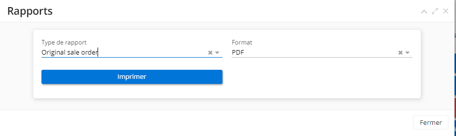 1.6. Une fois que vous avez cliqué sur les rapports, sélectionnez un type de rapport.