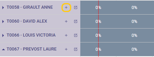 1.1. Les Enfants peuvent être ajoutées en cliquant sur le bouton + situé dans la partie Parent. Cette action déclenche l'affichage d'une fenêtre contextuelle permettant de sélectionner les sections Enfants.