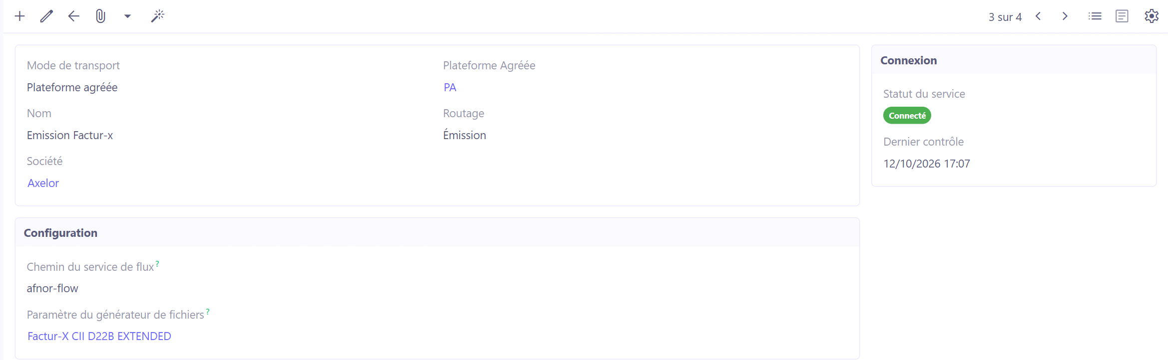 Règle de routage d'émission.