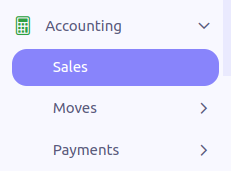 Sales dashboard