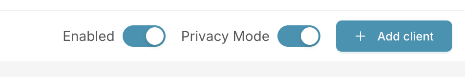 MCP tab with Enabled and Privacy Mode toggles