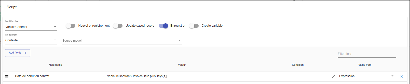 event process