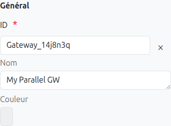 Parallel gateway configuration