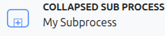 Embedded subprocess in bpmn