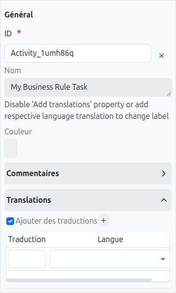 All general configuration