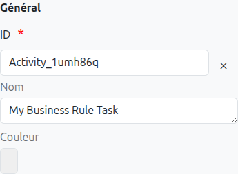 General configuration
