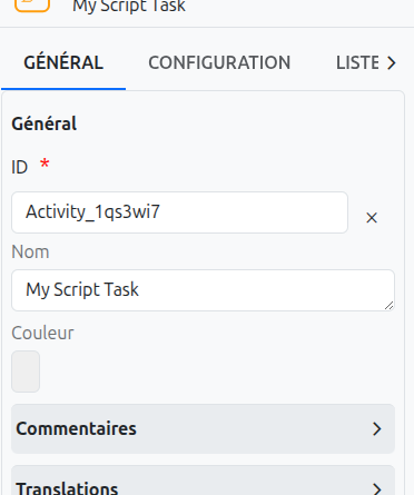 General Configuration