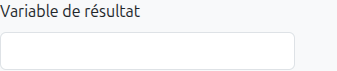 Variable result