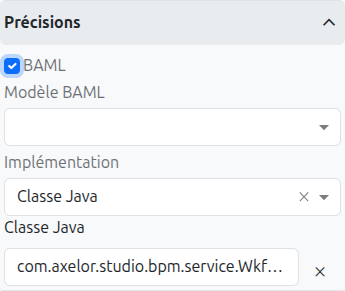 BAML implementation type
