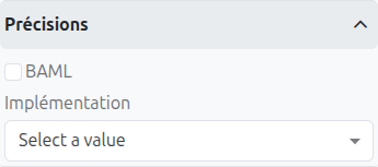 Technical configuration