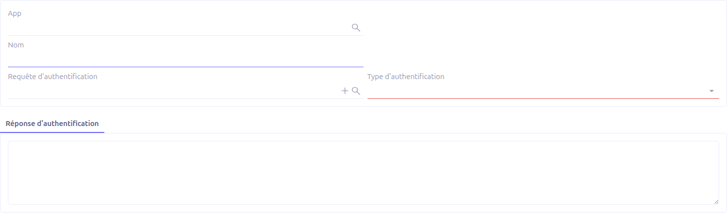 WS Authenticator form