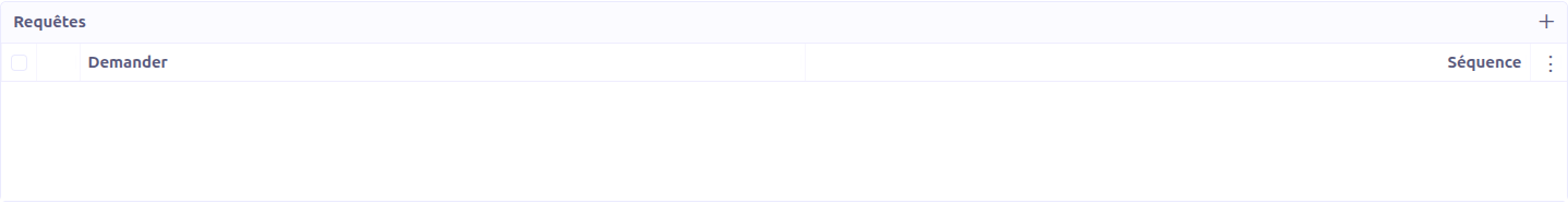 WS Connector request list