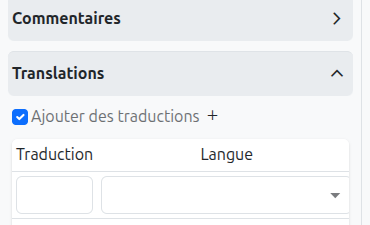 Translations