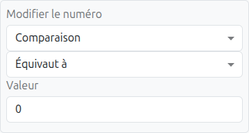 Number rule editor