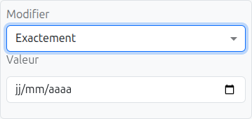 Date rule editor