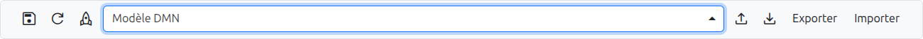 DMN editor toolbar