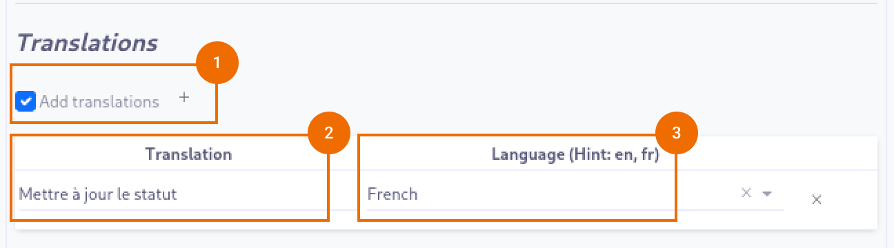 Translations