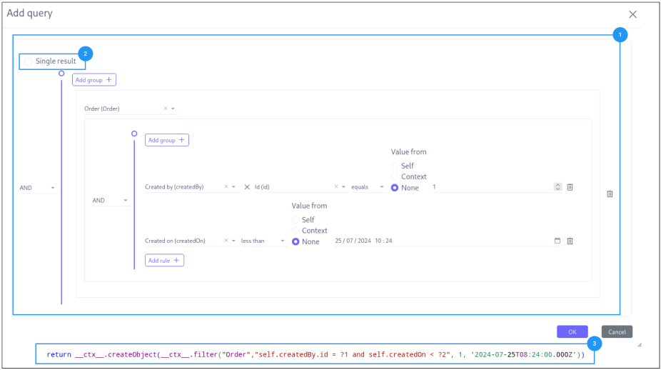 Query builder