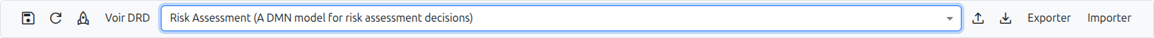 View DRD button