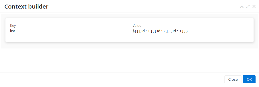 Connector context